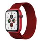 Kellarihm Magnetic Strap Watch Strap 6/5/4/3/2 / SE (40mm / 38mm) Magnetic Band Bracelet (Red) hind ja info | Nutikellade ja nutivõrude tarvikud | kaup24.ee