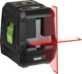 Ristjoone laser, punane Dedra MC0901 цена и информация | Механические инструменты | kaup24.ee