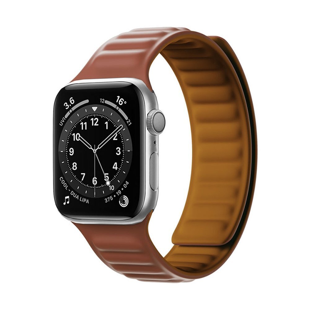 Kellarihm Magnetic Strap Watch Strap 6/5/4/3/2 / SE (40mm / 38mm) Magnetic Band Bracelet (Brown) цена и информация | Nutikellade ja nutivõrude tarvikud | kaup24.ee