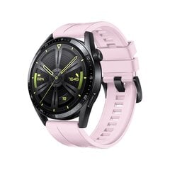 Kellarihm Strap One silicone band strap bracelet for Huawei Watch GT 3 42 mm (Pink) hind ja info | Nutikellade ja nutivõrude tarvikud | kaup24.ee