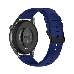 Kellarihm Strap One silicone band strap bracelet for Huawei Watch GT 3 42 mm (Navy Blue) hind ja info | Nutikellade ja nutivõrude tarvikud | kaup24.ee