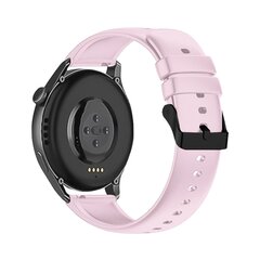 Kellarihm Strap One silicone band strap bracelet for Huawei Watch GT 3 46 mm (Pink) hind ja info | Nutikellade ja nutivõrude tarvikud | kaup24.ee