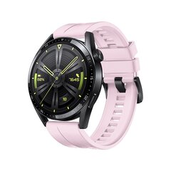 Kellarihm Strap One silicone band strap bracelet for Huawei Watch GT 3 46 mm (Pink) hind ja info | Nutikellade ja nutivõrude tarvikud | kaup24.ee