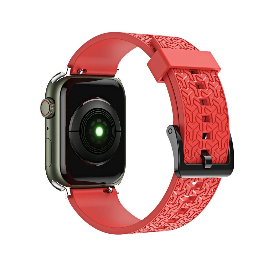 Kellarihm Watch Strap Y Watch Strap Watch 7 / SE (41/40 / 38mm) Wristband Watchband (Red) hind ja info | Nutikellade ja nutivõrude tarvikud | kaup24.ee