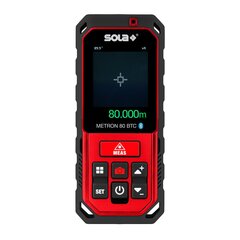 METRON 80 BTC SOLA Laserkaugusmõõtja 71029101 hind ja info | Sola Sanitaartehnika, remont, küte | kaup24.ee