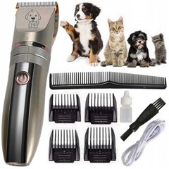 Trimmer lemmikloomadele juukselõikusmasin, lõikemasina komplekt hind ja info | Hooldusvahendid loomadele | kaup24.ee