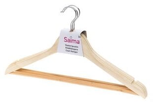 Вешалки для одежды SAIMA, 3 шт. цена и информация | Вешалки и мешки для одежды | kaup24.ee