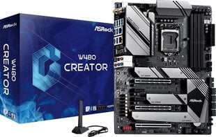 Asrock W480 CREATOR emaplaat Intel W480 LGA 1200 ATX цена и информация | Материнские платы | kaup24.ee