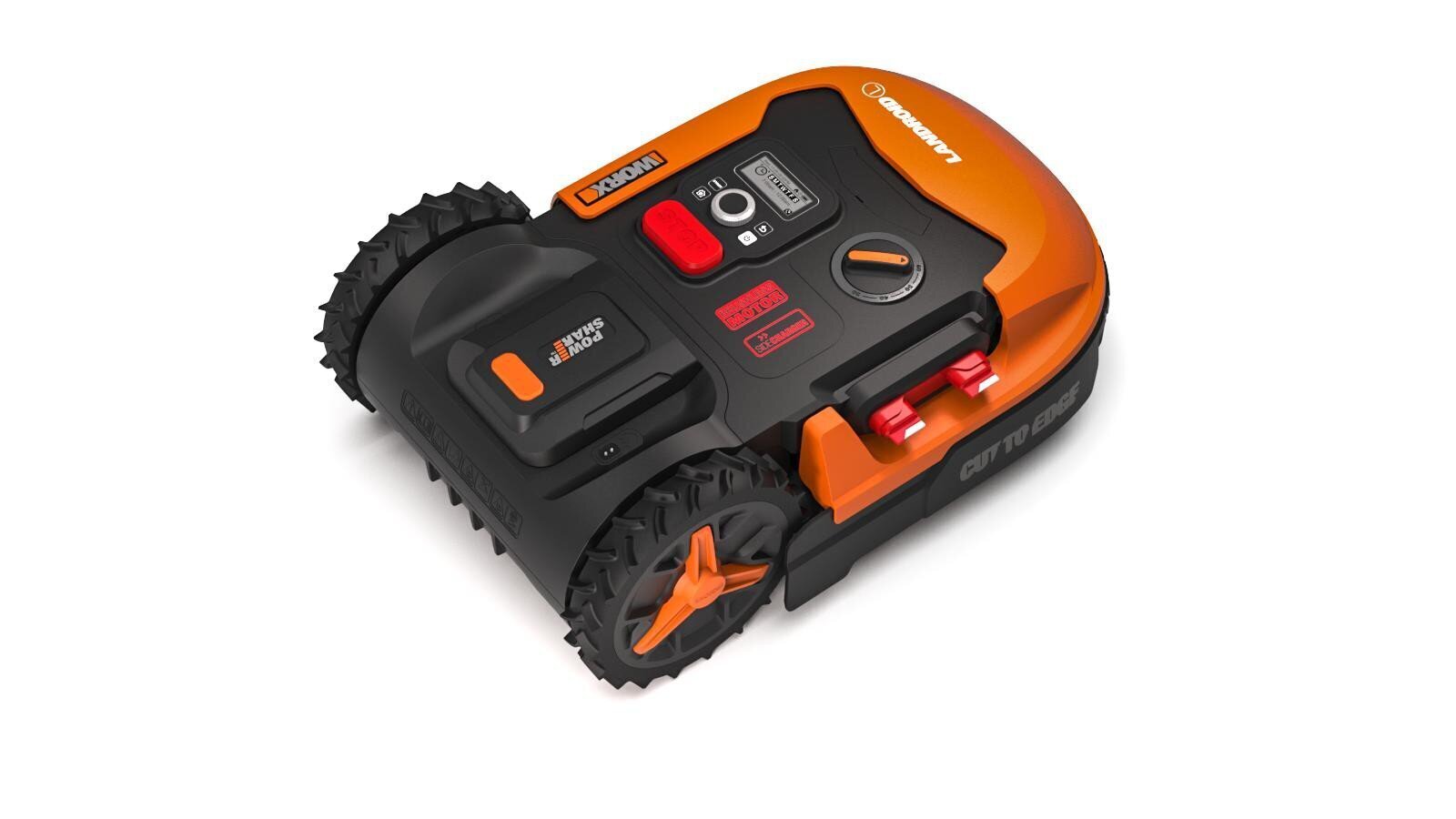 WORX WR147E.1 lawn mower Robotic lawn mower Battery Black, Orange hind ja info | Robotniidukid | kaup24.ee