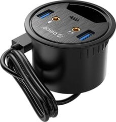 Orico Mitmefunktsionaalne Hub 3.1 Lauaarviku Power Grommet hind ja info | USB jagajad, adapterid | kaup24.ee