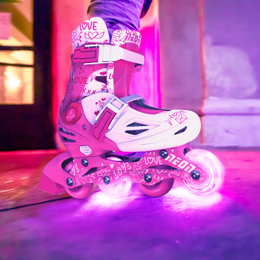 Yvolution Roller-Rollers Neon Combo suurus 30-33 roosa hind ja info | Rulluisud ja tarvikud | kaup24.ee