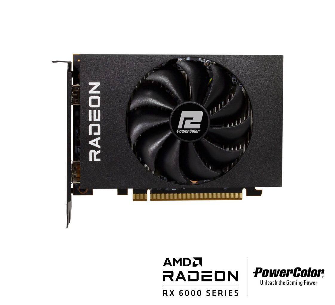 PowerColor AXRX 6400 4GBD6-DH graafikakaart AMD Radeon RX 6400 4 GB GDDR6 hind ja info | Videokaardid (GPU) | kaup24.ee