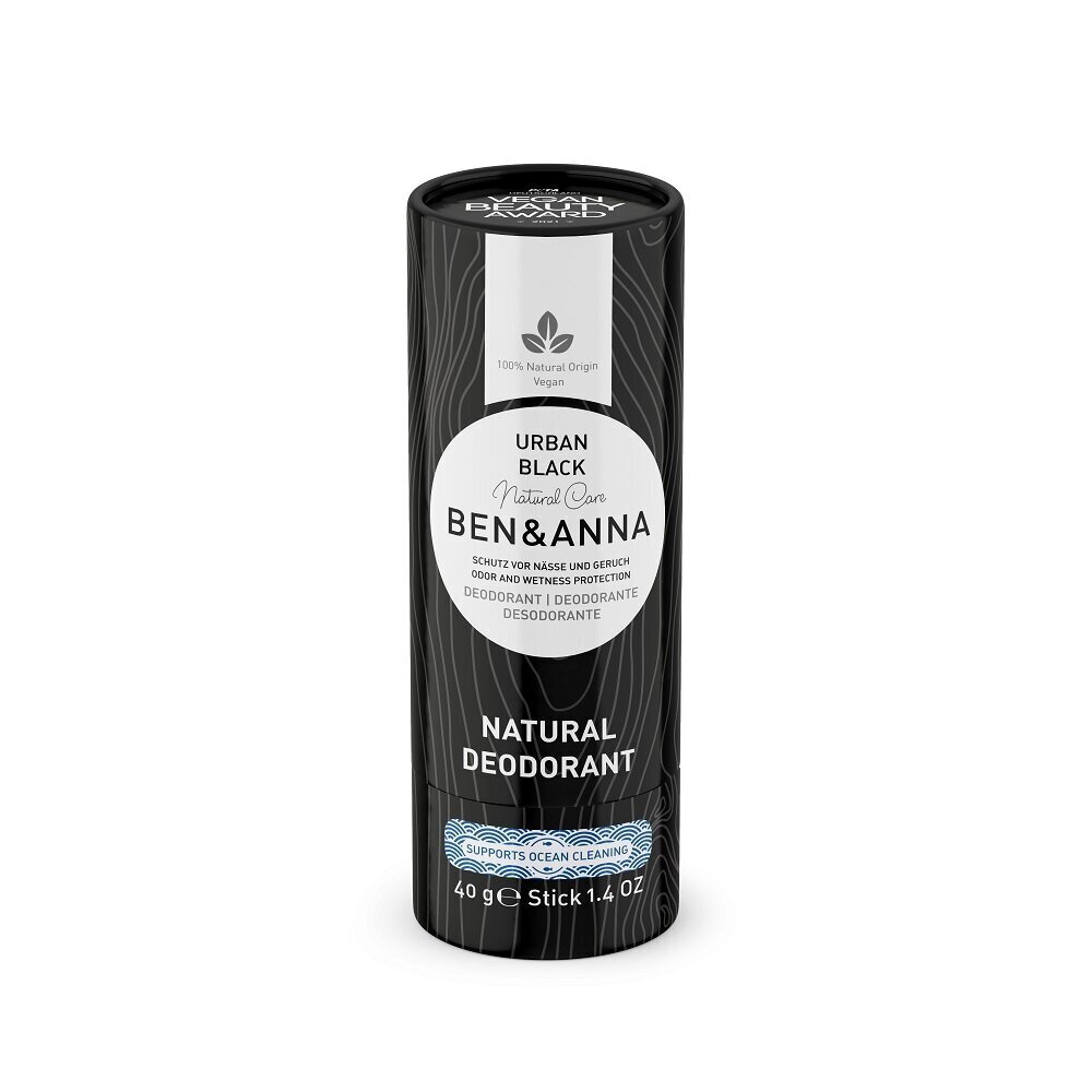 Pulkdeodorant Ben & Anna Natural Dezodorant Urban Black, 40g hind ja info | Deodorandid | kaup24.ee