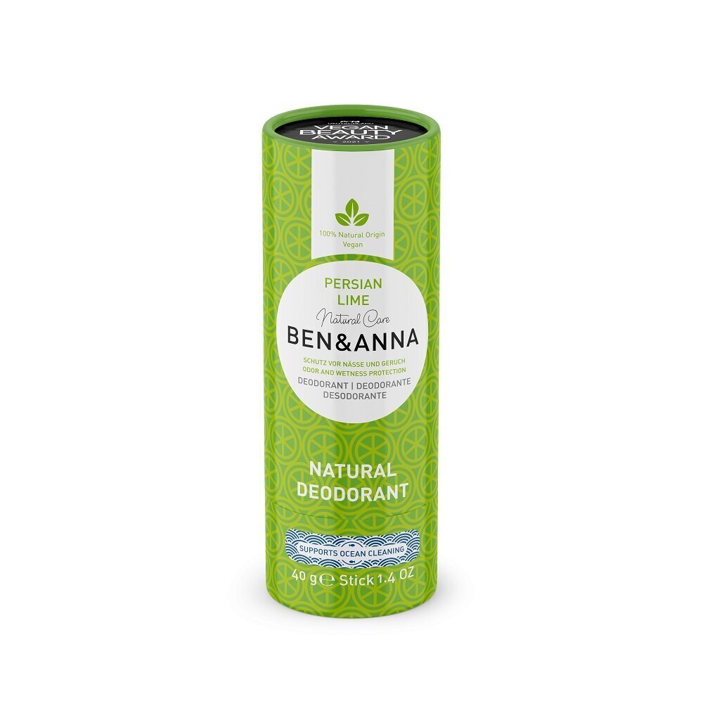 Pulkdeodorant Ben & Anna Natural Dezodorant Persian Lime, 40g цена и информация | Deodorandid | kaup24.ee