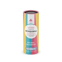 Pulkdeodorant Ben & Anna Natural Dezodorant Coco Mania, 40g цена и информация | Дезодоранты | kaup24.ee