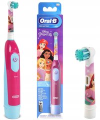 Детская зубная щетка Oral-B Princess+ насадки + держатель для щетки + выжималка для пасты+ зубочистки цена и информация | Электрические зубные щетки | kaup24.ee