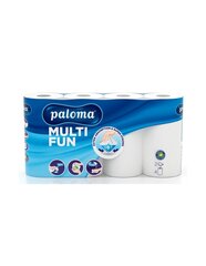 Paloma majapidamispaber Multifun 4 rulli 2-kihiline цена и информация | Туалетная бумага, бумажные полотенца | kaup24.ee