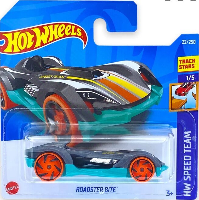 Mänguauto 2022 - 022 - HCW81 Hot Wheels Roadster Bite цена и информация | Poiste mänguasjad | kaup24.ee