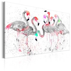 Pilt - Flamingoes Dance 120x80 cm hind ja info | Seinapildid | kaup24.ee