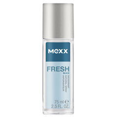 Mexx Fresh Man parfüümdeodorant meestele 75 ml hind ja info | Lõhnastatud kosmeetika meestele | kaup24.ee