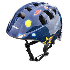 Регулируемый детский велосипедный шлем Meteor Cosmos KS08, темно-синий цена и информация | Шлемы | kaup24.ee