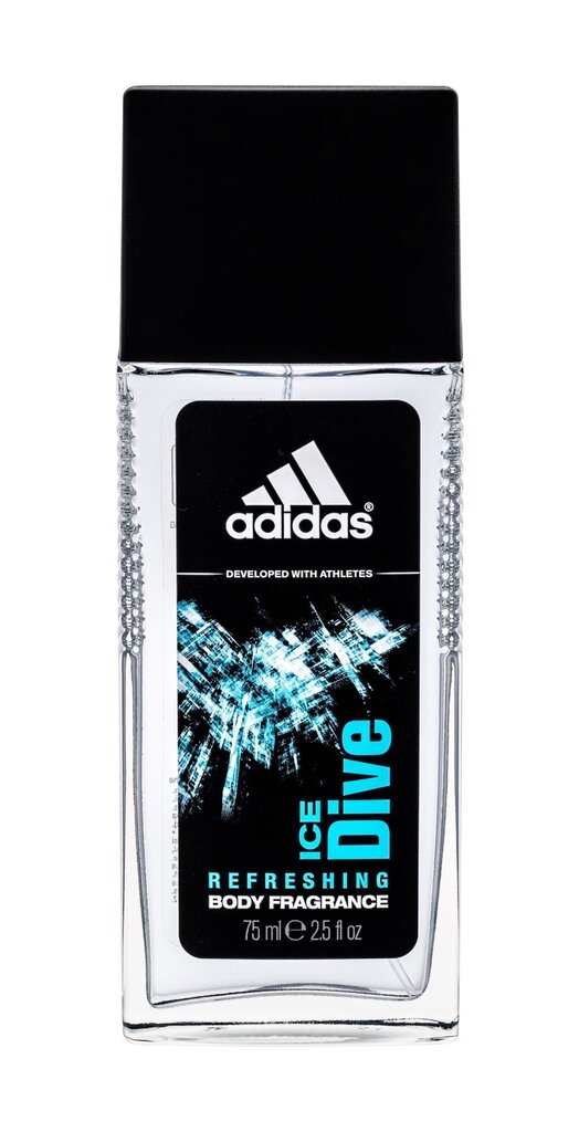 Spreideodorant Adidas Ice Dive meestele 75 ml hind ja info | Lõhnastatud kosmeetika meestele | kaup24.ee