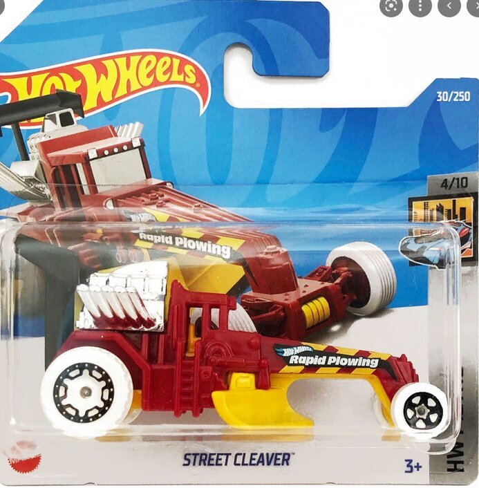 Mänguauto 2022 - 030 - HCW98 Hot Wheels Street Cleaver hind ja info | Poiste mänguasjad | kaup24.ee