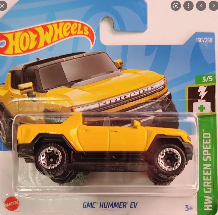 Mänguauto 2022 - 130 - HCT03 Hot Wheels GMC Hummer EV цена и информация | Poiste mänguasjad | kaup24.ee