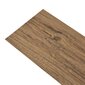 vidaXL iseliimuvad PVC-põrandaplaadid 2,51 m², 2 mm, pähkelpruun цена и информация | Terrassipõrandad | kaup24.ee
