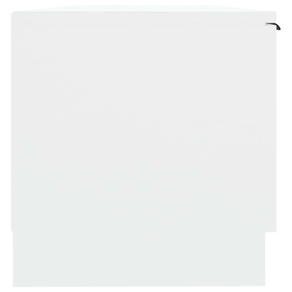 vidaXL telerikapp, valge, 102 x 35 x 36,5 cm, tehispuit hind ja info | TV alused | kaup24.ee