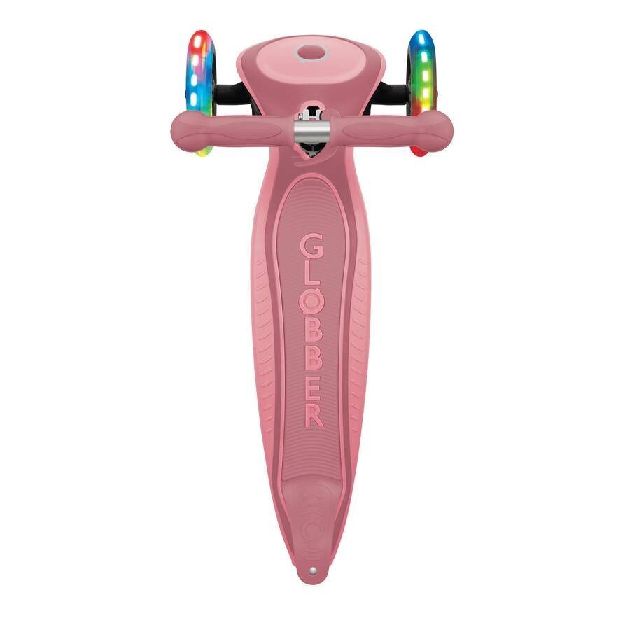 Tõukeratas Globber Primo Foldable Plus Lights / Pastel Pink, roosa hind ja info | Tõukerattad | kaup24.ee