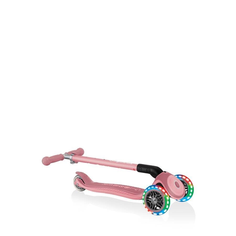 Tõukeratas Globber Primo Foldable Plus Lights / Pastel Pink, roosa hind ja info | Tõukerattad | kaup24.ee