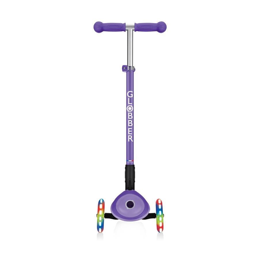 Tõukeratas Globber Primo Foldable Plus Lights / Purple, lilla hind ja info | Tõukerattad | kaup24.ee