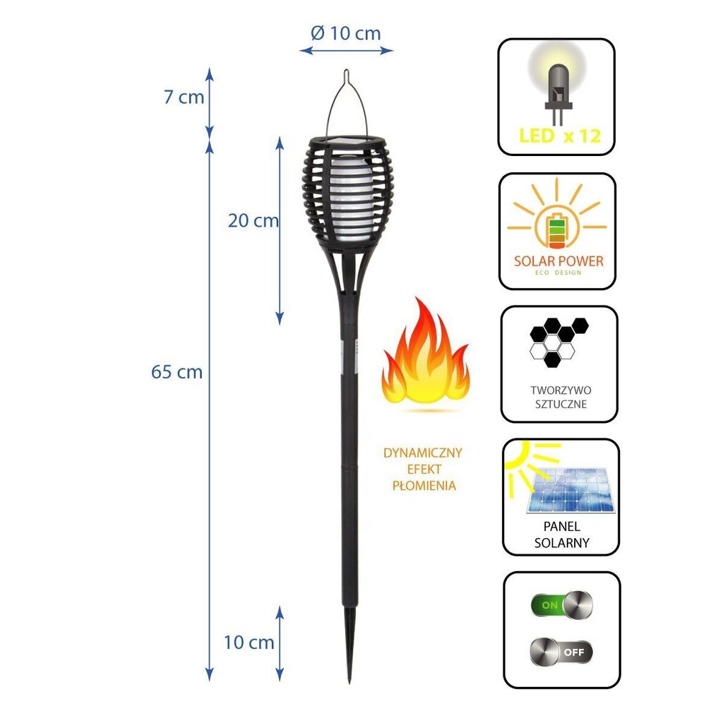 Välisvalgusti - FLAME EFFECT hind ja info | Aia- ja õuevalgustid | kaup24.ee