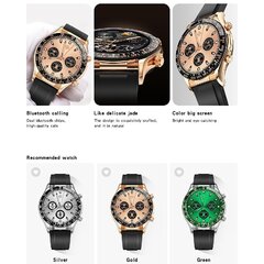 Meeste nutikell Tomaz Sport E18 Pro must-hõbedane pronksmetallist käepide цена и информация | Смарт-часы (smartwatch) | kaup24.ee