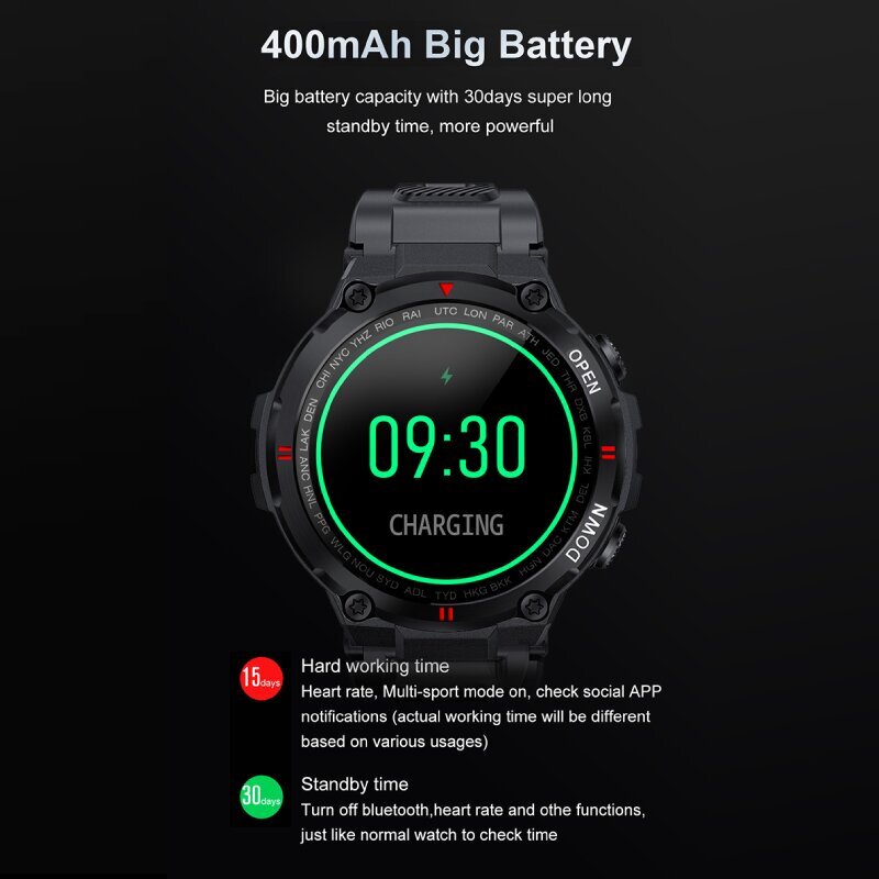 Tomaz Sport K22 Green hind ja info | Nutikellad (smartwatch) | kaup24.ee