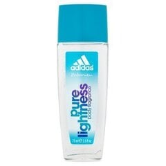 Spreideodorant Adidas Pure Lightness naistele 75 ml hind ja info | Adidas Kosmeetika, parfüümid | kaup24.ee