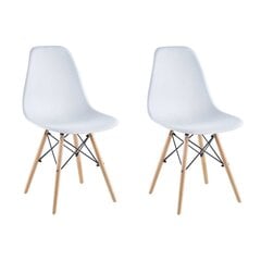 Комплект стульев Matera, белый, 2 шт. цена и информация | Офисные кресла | kaup24.ee