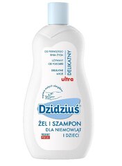 Шампунь для младенцев и детей с протеинами пшеницы Dzidziuś Gelinis, 500 мл цена и информация | Косметика для мам и детей | kaup24.ee