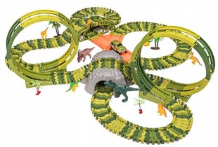 Mega suur Dinosaurise võistlusrada Loop Dino World Track, 270 osa цена и информация | Развивающие игрушки | kaup24.ee