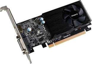 Видеокарта Gigabyte GeForce GT 1030 2 ГБ GDDR5 (64 бит), DVI-D, HDMI, BOX (GV-N1030D5-2GL) цена и информация | Gigabyte Компьютерная техника | kaup24.ee