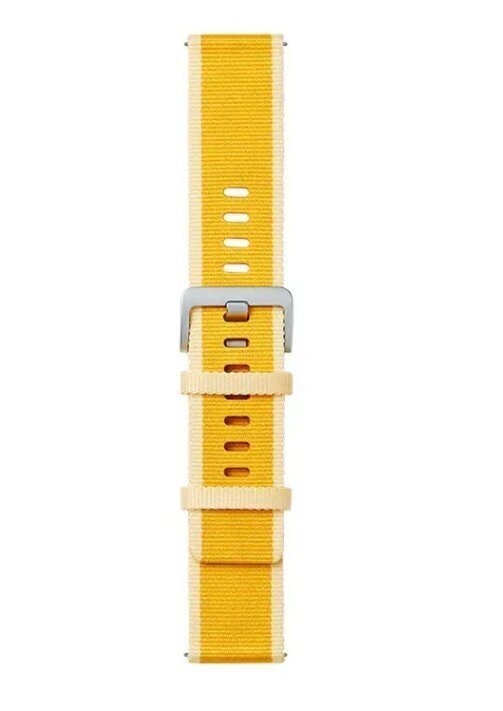 Xiaomi Watch S1 Active Braided Nylon Strap, Maize Yellow цена и информация | Nutikellade ja nutivõrude tarvikud | kaup24.ee