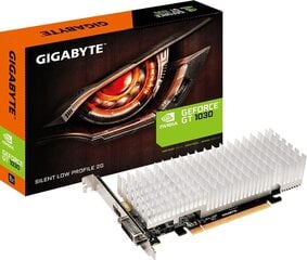 Videokaart Gigabyte GeForce GT 1030 Silent Low Profile 2G, 2GB, DVI/HDMI hind ja info | Gigabyte Arvutid ja IT- tehnika | kaup24.ee