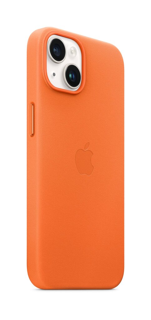 Apple Leather Case MagSafe MPP83ZM/A Orange цена и информация | Telefoni kaaned, ümbrised | kaup24.ee