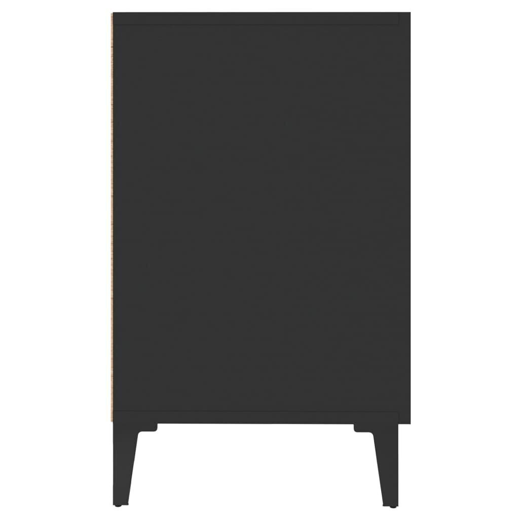 Puhvetkapp vidaXL, must, 100 x 36 x 60 cm, tehispuit hind ja info | Elutoa väikesed kapid | kaup24.ee