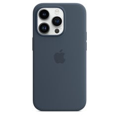 iPhone 14 Pro Silicone Case with MagSafe - Storm Blue цена и информация | Чехлы для телефонов | kaup24.ee