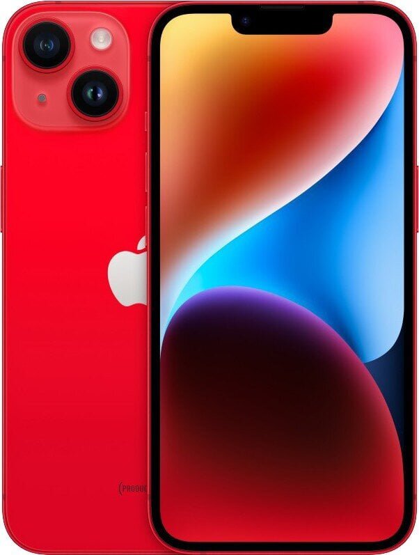 Apple iPhone 14 128GB (PRODUCT)RED MPVA3PX/A цена и информация | Telefonid | kaup24.ee