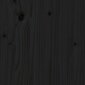 Kõrge kapp vidaXL, must, 74 x 35 x 117 cm, toekas männipuit hind ja info | Elutoa väikesed kapid | kaup24.ee
