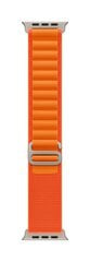 49mm Orange Alpine Loop - Small - MQDY3ZM/A цена и информация | Аксессуары для смарт-часов и браслетов | kaup24.ee