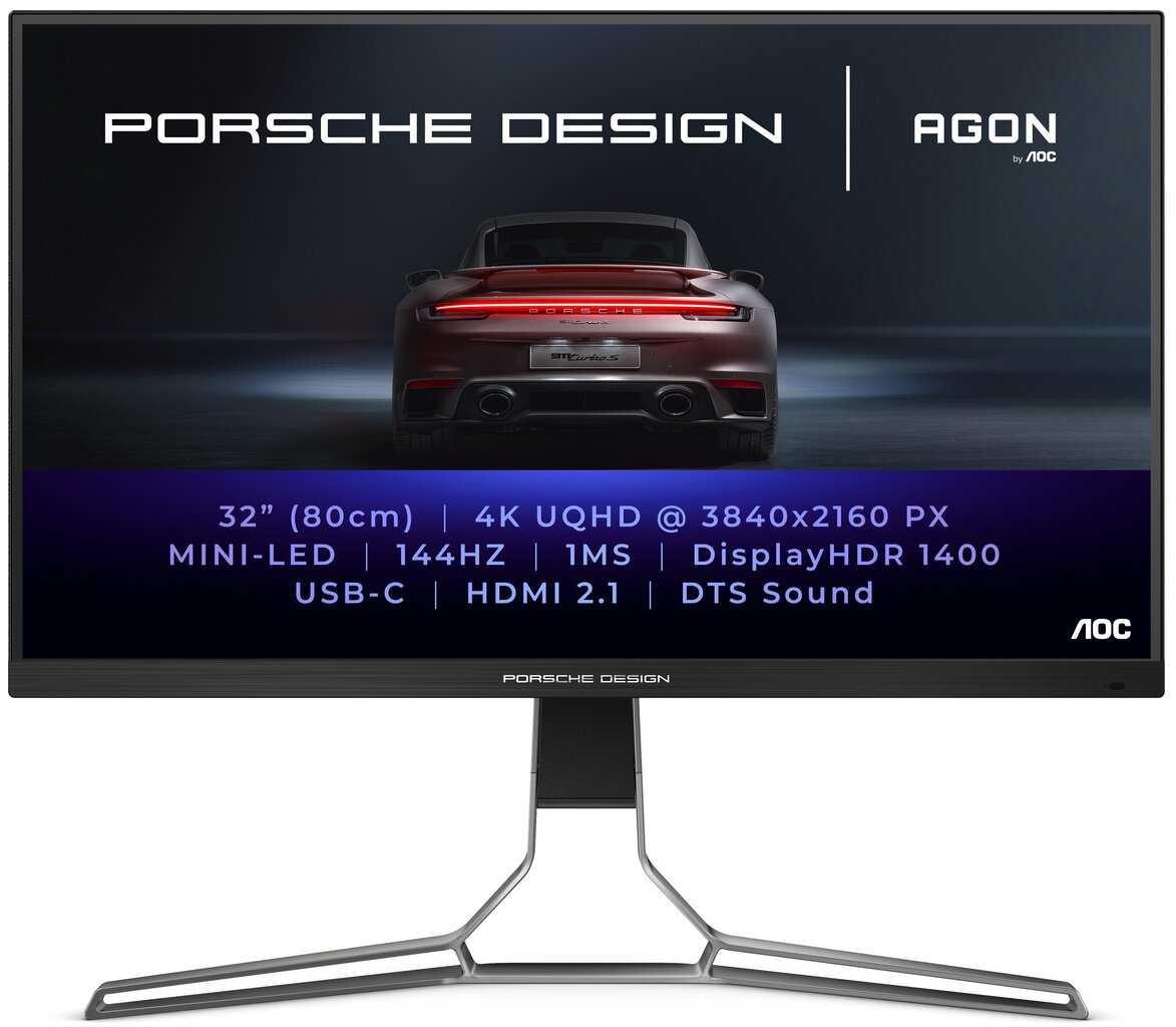 AOC Porsche PD32M 31.5" 4K Ultra HD IPS цена и информация | Monitorid | kaup24.ee